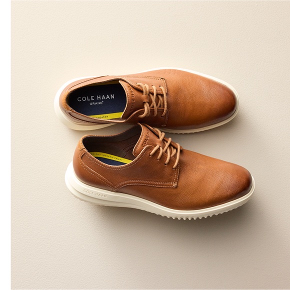 Cole Haan Grand+ men's leather Oxford shoes - Picture 5 of 5